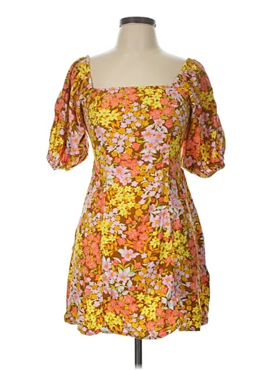Pre-owned Billabong Casual Dress In Orange
