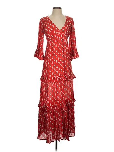 Pre-owned Billabong Casual Dress In Red