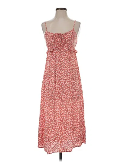 Pre-owned Billabong Casual Dress In Red
