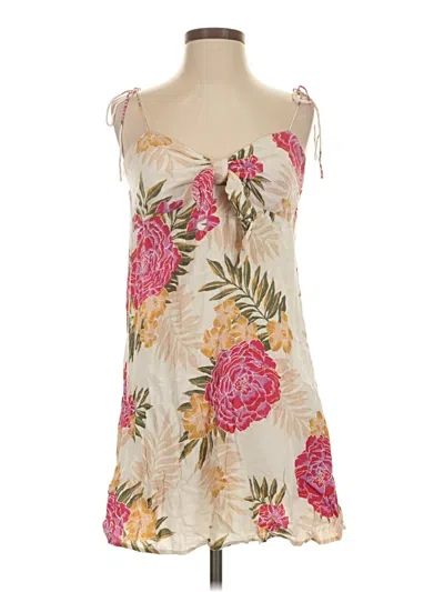 Pre-owned Billabong Casual Dress In Tan
