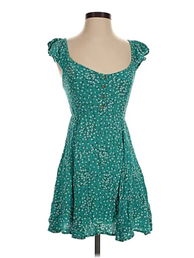 Pre-owned Billabong Casual Dress In Teal