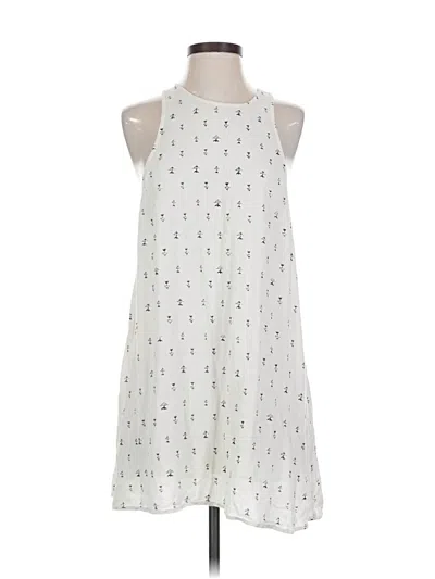 Pre-owned Billabong Casual Dress In White
