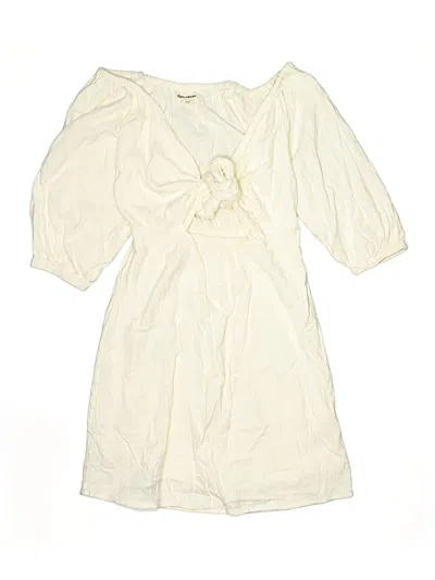 Pre-owned Billabong Casual Dress In White