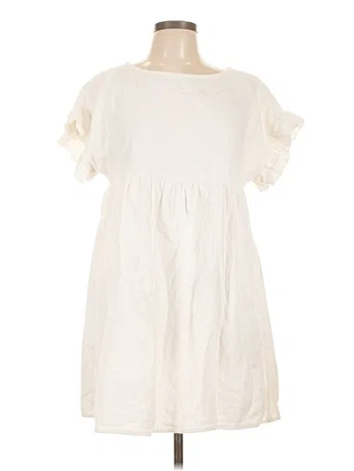Pre-owned Billabong Casual Dress In White