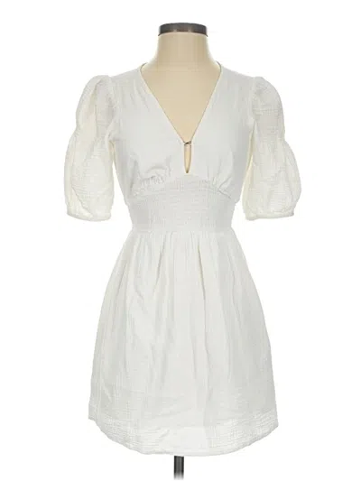 Pre-owned Billabong Casual Dress In White