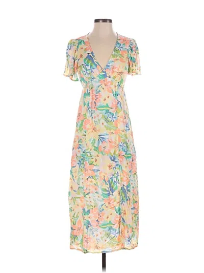 Pre-owned Billabong Casual Dress In Yellow