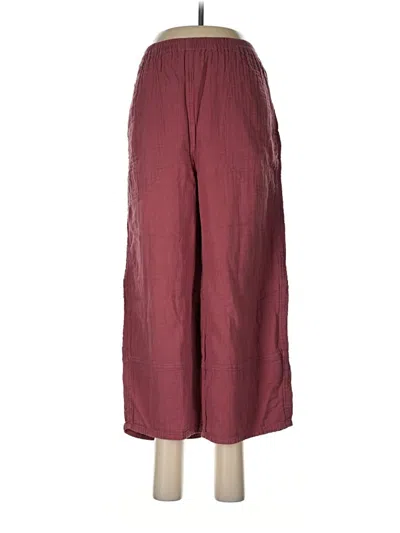 Pre-owned Billabong Casual Pants In Burgundy