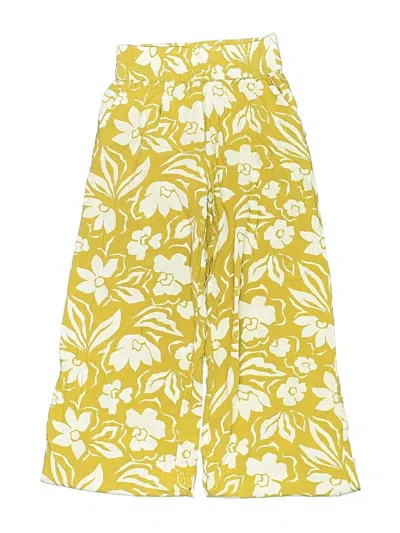Pre-owned Billabong Kids' Casual Pants In Yellow