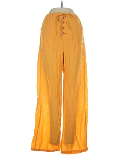 Pre-owned Billabong Casual Pants In Yellow