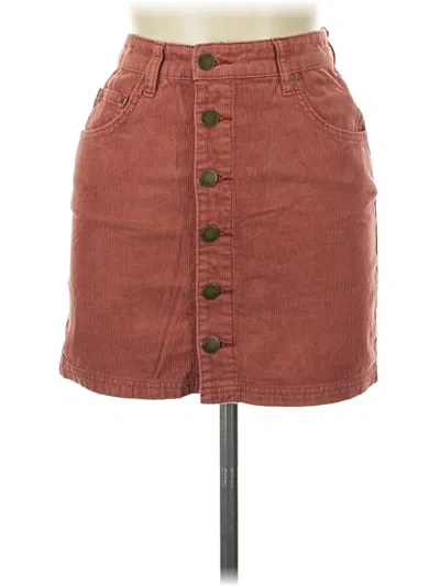 Pre-owned Billabong Casual Skirt In Brown