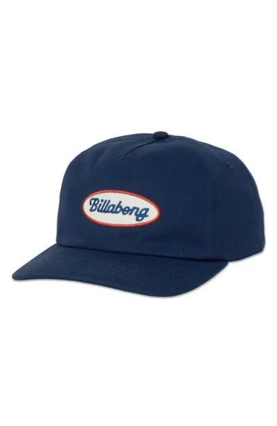 Billabong Caution Patch Snapback Hat In Green