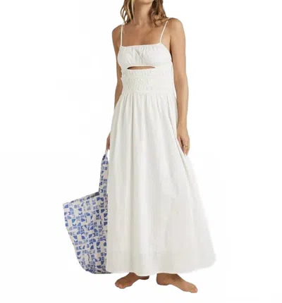 Billabong Cloud Dress In Salt Crystal In White