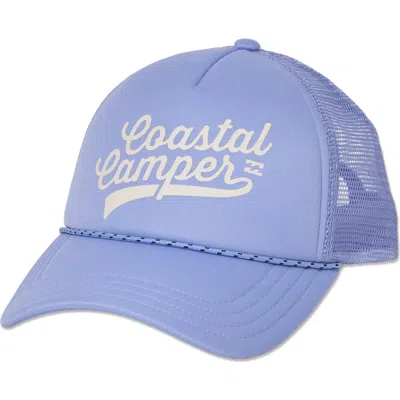 Billabong Coastal Campers Trucker Hat In French Blue