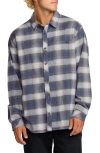 Billabong Coastline Cotton Flannel Button-up Shirt In Multi