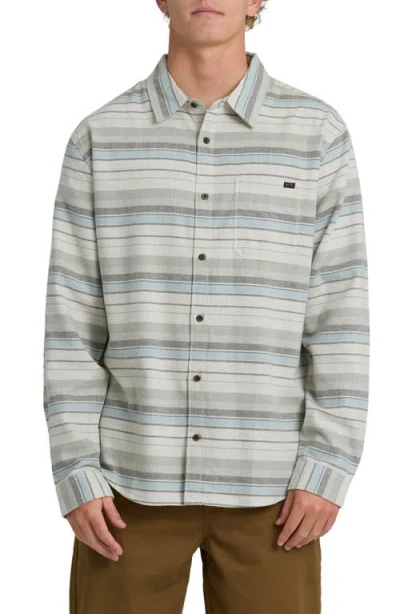 Billabong Coastline Cotton Flannel Button-up Shirt In Multi