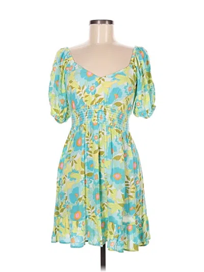 Pre-owned Billabong Cocktail Dress In Blue