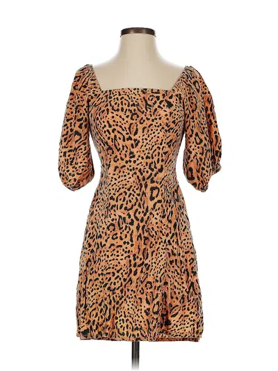 Pre-owned Billabong Cocktail Dress In Brown