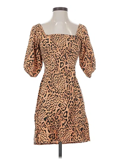 Pre-owned Billabong Cocktail Dress In Brown