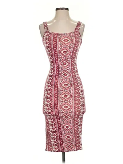 Pre-owned Billabong Cocktail Dress In Burgundy
