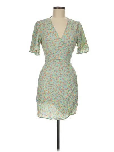 Pre-owned Billabong Cocktail Dress In Green