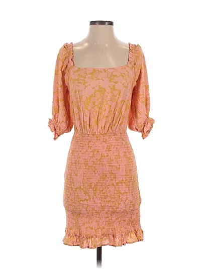 Pre-owned Billabong Cocktail Dress In Orange