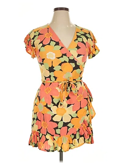 Pre-owned Billabong Cocktail Dress In Orange