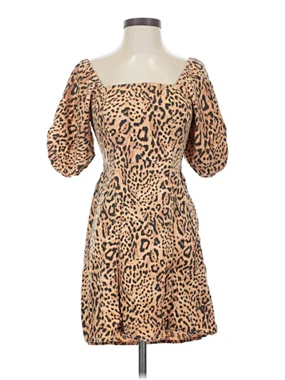 Pre-owned Billabong Cocktail Dress In Tan