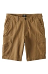 Billabong Combat Cargo Shorts In Light Khaki