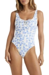 Billabong Cool Tide One-piece Swimsuit In Ultra Marine