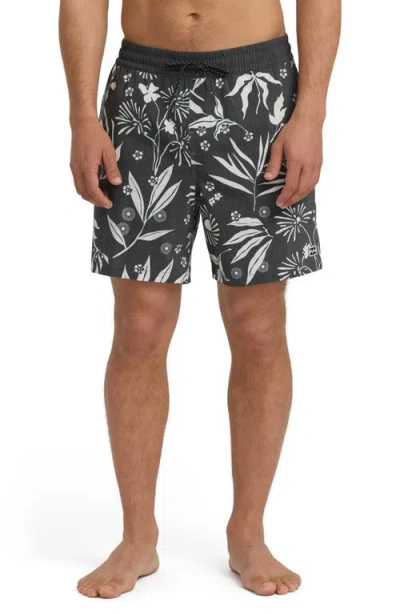 Billabong Cotton Blend Swim Shorts In Multi