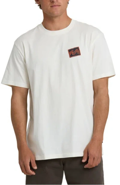 Billabong Crayon Wave Graphic T-shirt In Neutral