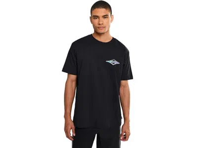 Billabong Crayon Wave Premium Short Sleeve Men's T Shirt Black: Xl