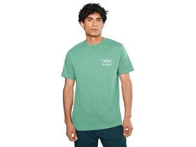 Billabong Crossboards Premium Short Sleeve Men's Clothing Deep Sea: Lg In Green