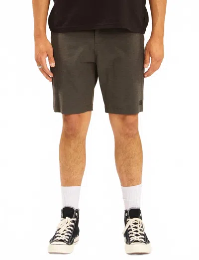 Billabong Crossfire Mid Casual Shorts In Grey In Brown