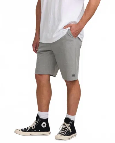 Billabong Crossfire Submersible 21 Hybrid Shorts In Grey In Gray