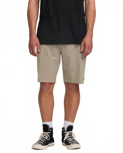 Billabong Crossfire Submersible Hybrid Shorts In Khaki In Brown