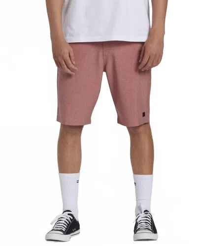 Billabong Crossfire Submersible Shorts In Sangria In Pink