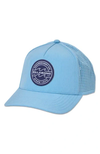 Billabong Crossfire Trucker Hat In Blue