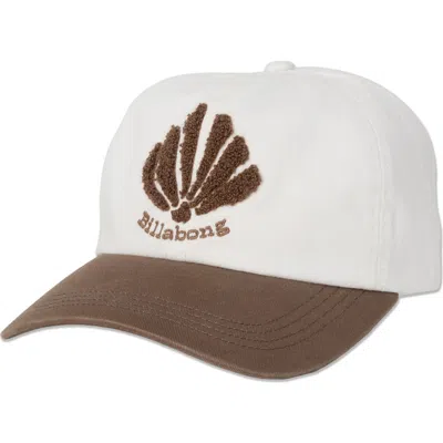 Billabong Dad Baseball Cap In Brown Stone
