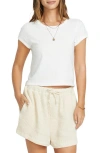 Billabong Daily Cotton Graphic Baby Tee In White