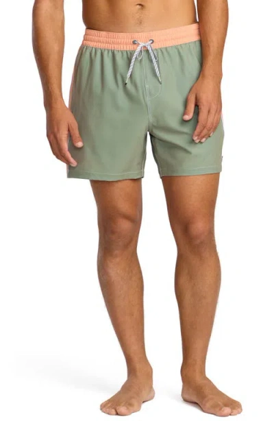 Billabong Dbah Panel Laybacks Swim Trunks In Green