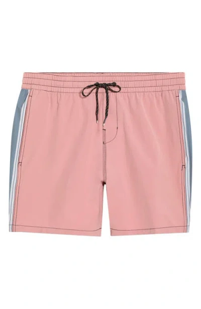 Billabong Dbah Panel Loopback Swim Trunks In Pink