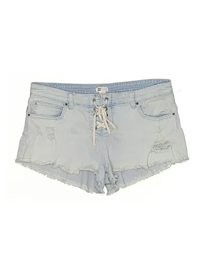 Pre-owned Billabong Denim Shorts In Blue