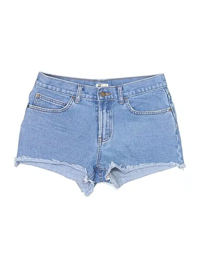 Pre-owned Billabong Denim Shorts In Blue