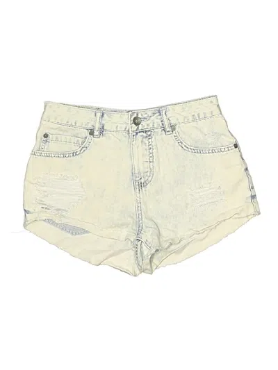 Pre-owned Billabong Denim Shorts In Ivory