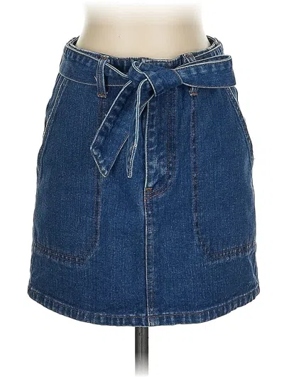 Pre-owned Billabong Denim Skirt In Blue