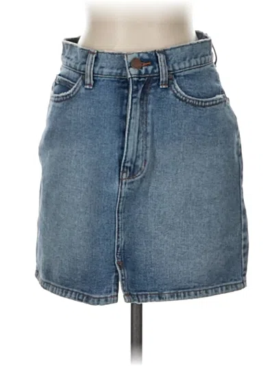 Pre-owned Billabong Denim Skirt In Blue