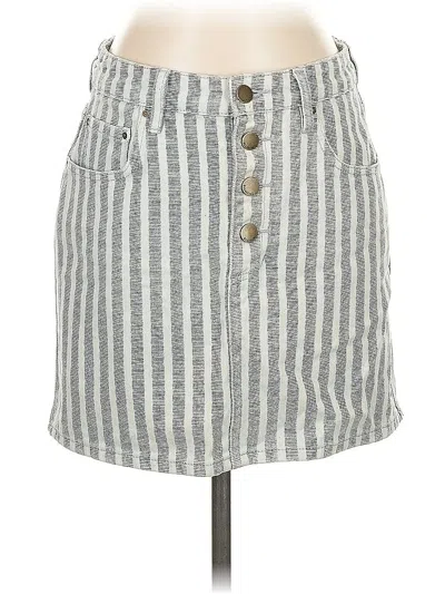 Pre-owned Billabong Denim Skirt In Blue