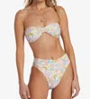 Billabong Dream Chaser Tanlines Maui Bikini Bottom In Multi In Multi