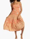 Billabong Dream Space Dress In Sweet Papaya In Orange